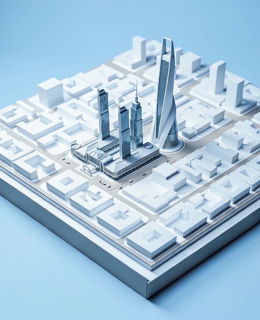Architectural representation of Istanbul market scale